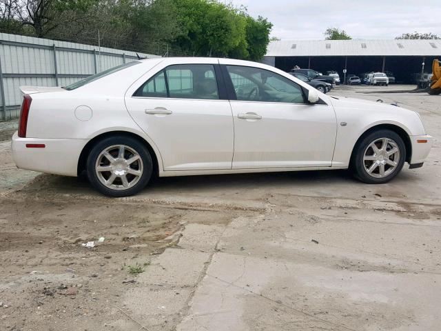 1G6DC67A550181892 - 2005 CADILLAC STS WHITE photo 9
