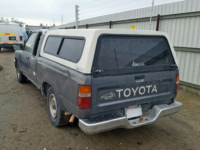 4TARN93P3PZ146612 - 1993 TOYOTA PICKUP 1/2 GRAY photo 3