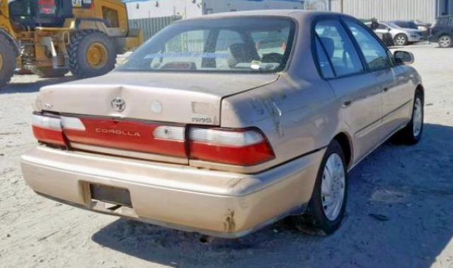 1NXBB02E6TZ487354 - 1996 TOYOTA COROLLA DX TAN photo 4