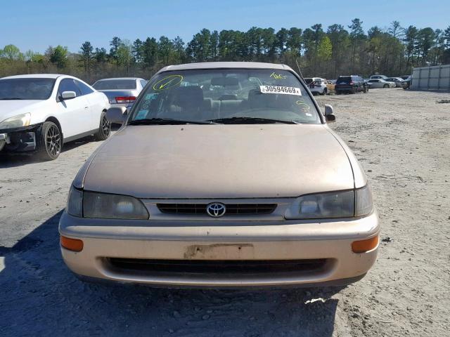 1NXBB02E6TZ487354 - 1996 TOYOTA COROLLA DX TAN photo 9