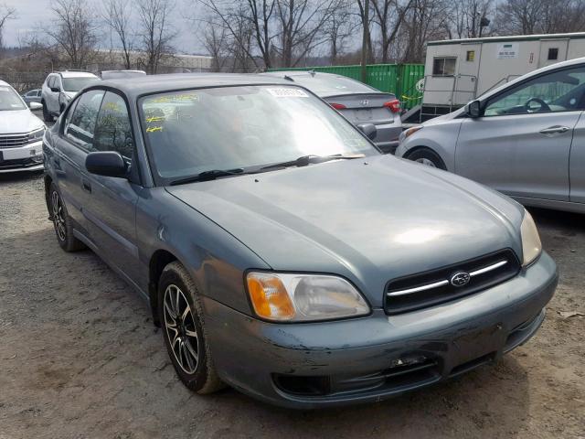 4S3BE6355Y7217597 - 2000 SUBARU LEGACY L GREEN photo 1