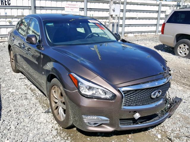 JN1BY1AP7HM741126 - 2017 INFINITI Q70 3.7 BROWN photo 1