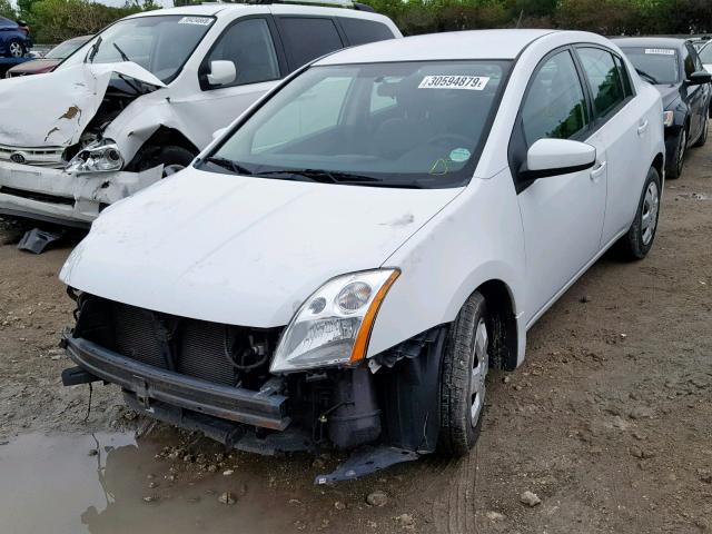 3N1AB61E67L716784 - 2007 NISSAN SENTRA 2.0 WHITE photo 2