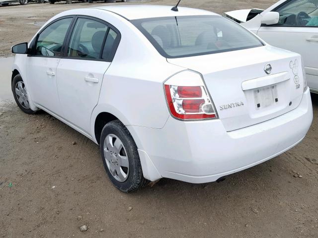 3N1AB61E67L716784 - 2007 NISSAN SENTRA 2.0 WHITE photo 3