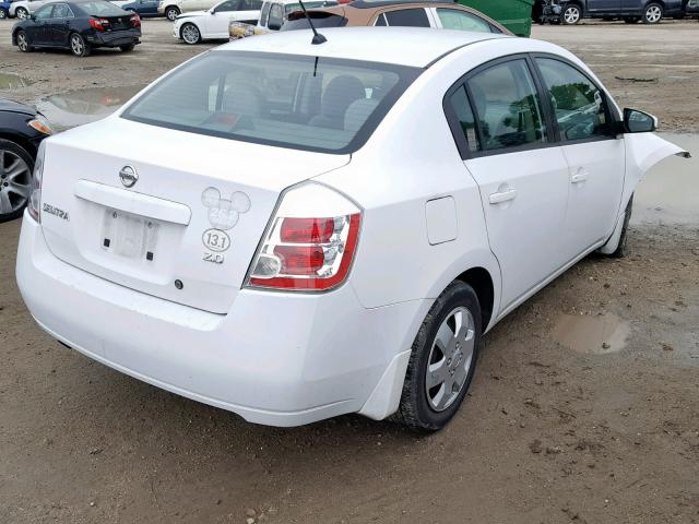 3N1AB61E67L716784 - 2007 NISSAN SENTRA 2.0 WHITE photo 4