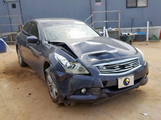 JN1CV6AR3AM456845 - 2010 INFINITI G37 BLUE photo 1