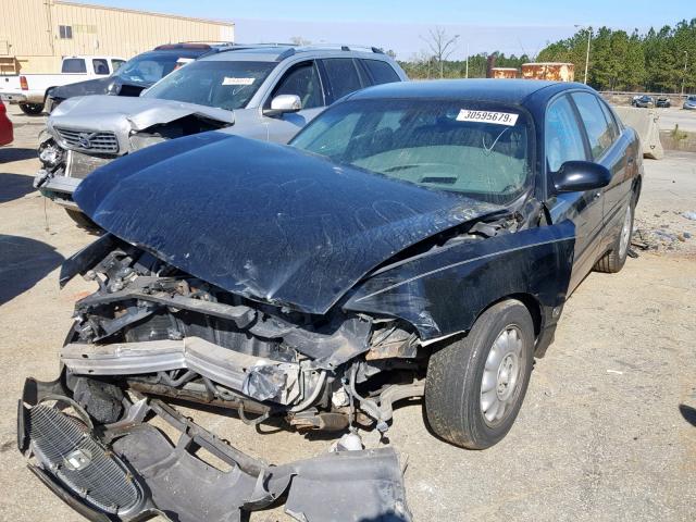 1G4HR54K62U159436 - 2002 BUICK LESABRE LI BLACK photo 2