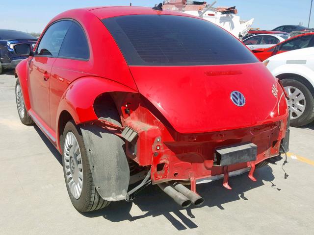 3VWH07AT7EM638686 - 2014 VOLKSWAGEN BEETLE TUR RED photo 3