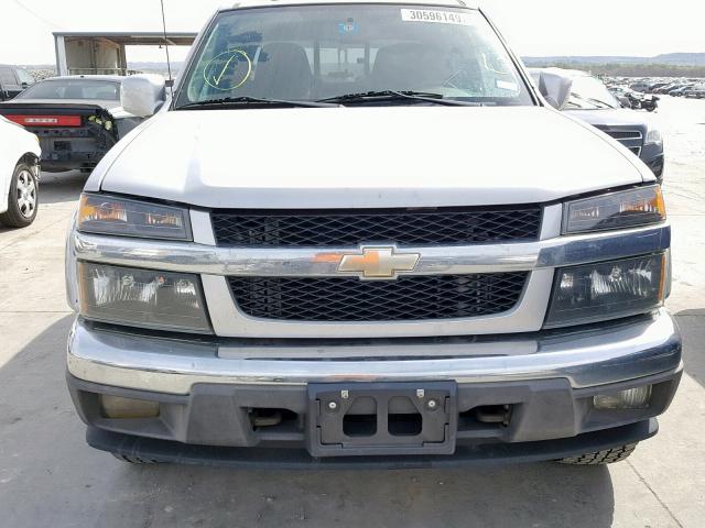 1GCJSDDE0A8127992 - 2010 CHEVROLET COLORADO L SILVER photo 9