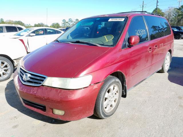 5FNRL18884B137516 - 2004 HONDA ODYSSEY EX  photo 2