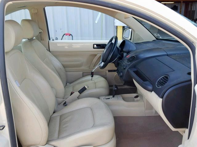 3VWSW31CX7M521412 - 2007 VOLKSWAGEN NEW BEETLE Krem foto 5