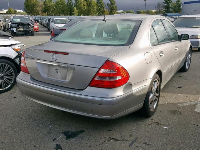 WDBUF56J86A964487 - 2006 MERCEDES-BENZ E 350 TAN photo 4