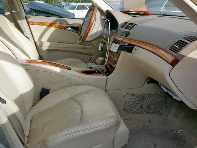 WDBUF56J86A964487 - 2006 MERCEDES-BENZ E 350 TAN photo 5