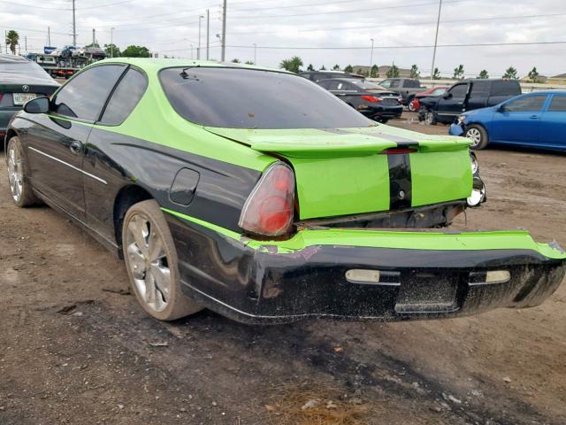 2G1WX12K039170792 - 2003 CHEVROLET MONTE CARL 绿色 照片 3