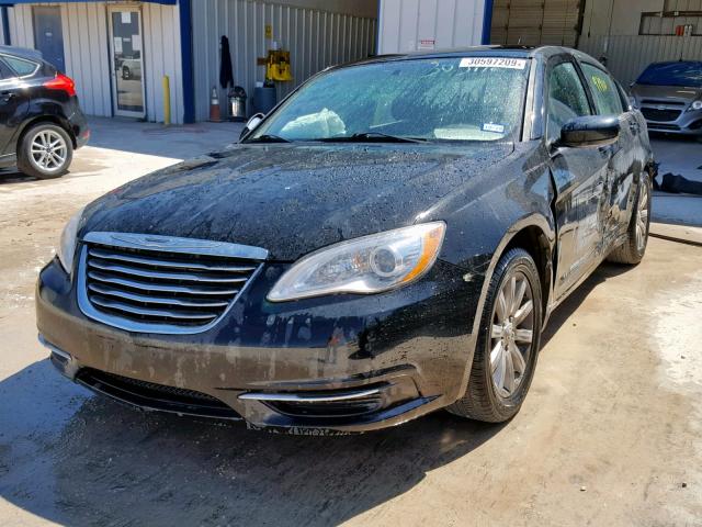 1C3CCBBG3EN106063 - 2014 CHRYSLER 200 TOURIN BLACK photo 2