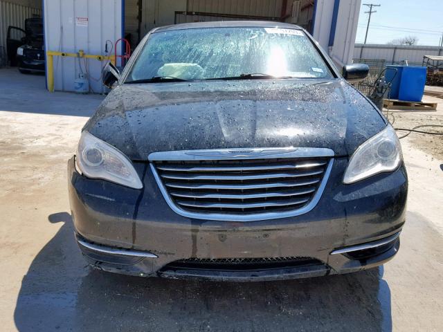 1C3CCBBG3EN106063 - 2014 CHRYSLER 200 TOURIN BLACK photo 9