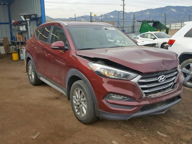 KM8J3CA48HU548598 - 2017 HYUNDAI TUCSON LIM MAROON photo 1