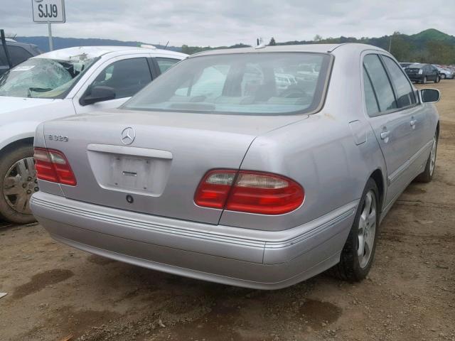 WDBJF65J62B483393 - 2002 MERCEDES-BENZ E 320 SILVER photo 4