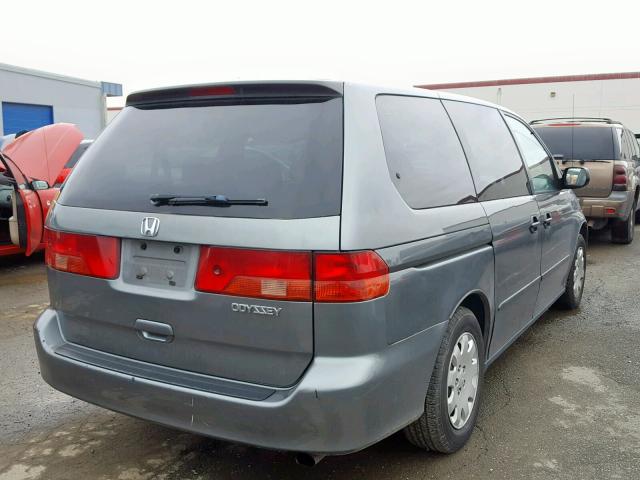 2HKRL18591H617101 - 2001 HONDA ODYSSEY LX GRAY photo 4