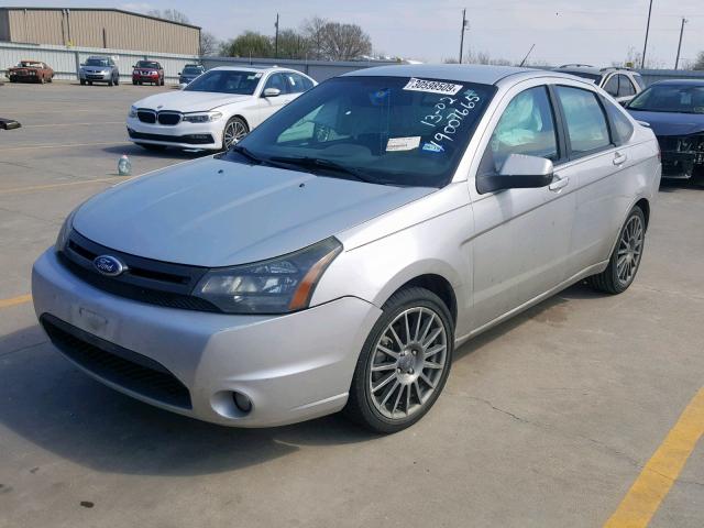 1FAHP3GN5BW148037 - 2011 FORD FOCUS SES SILVER photo 2