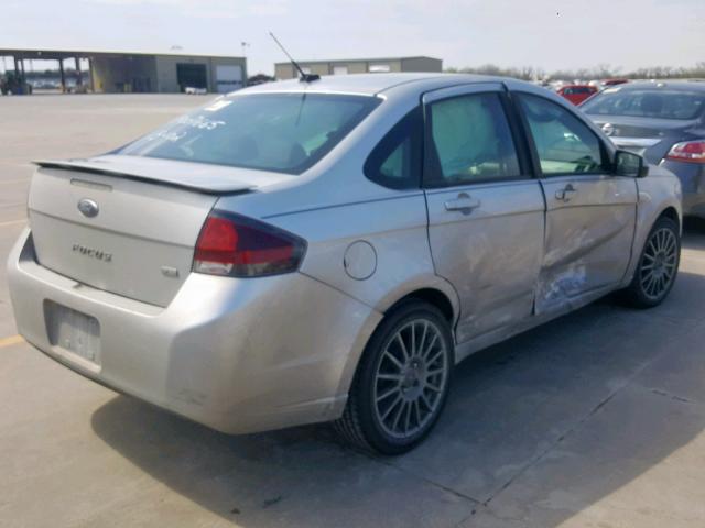 1FAHP3GN5BW148037 - 2011 FORD FOCUS SES SILVER photo 4