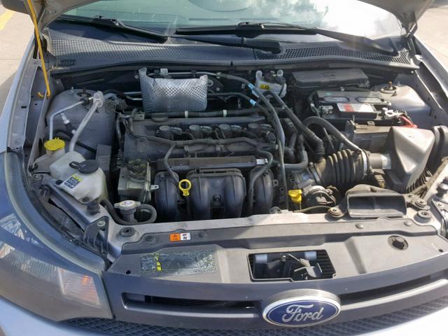 1FAHP3GN5BW148037 - 2011 FORD FOCUS SES SILVER photo 7