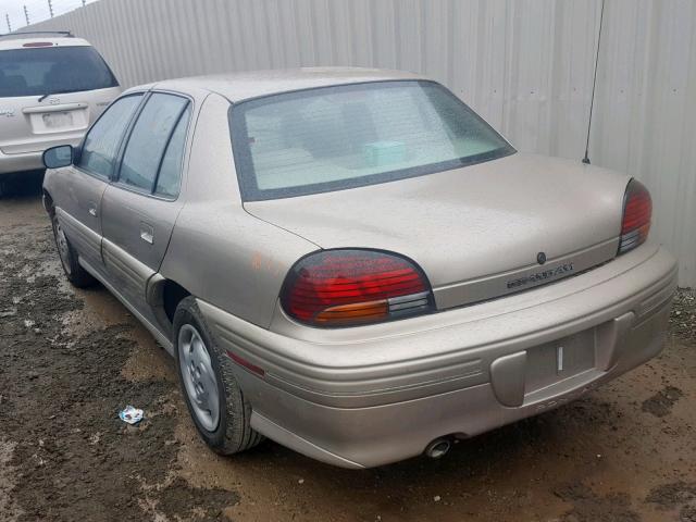 1G2NE52M0VC838298 - 1997 PONTIAC GRAND AM S TAN photo 3