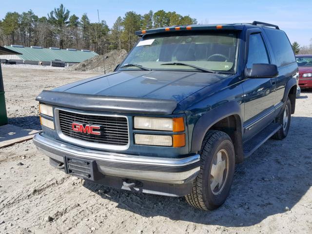 3GKEK18R0VG505634 - 1997 GMC YUKON GREEN photo 9