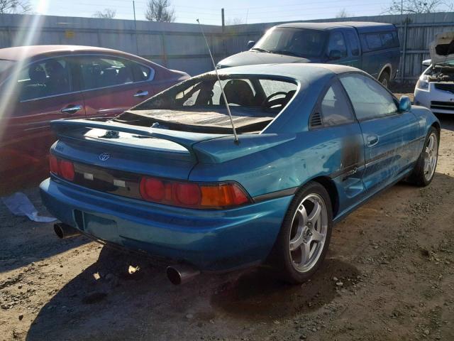 JT2SW21N1P0020225 - 1993 TOYOTA MR2 SPORT TURQUOISE photo 4