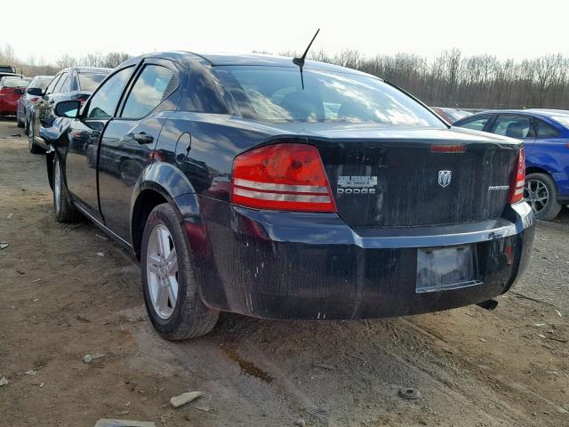 1B3CC1FB7AN229316 - 2010 DODGE AVENGER EX BLACK photo 3