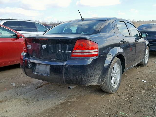 1B3CC1FB7AN229316 - 2010 DODGE AVENGER EX BLACK photo 4