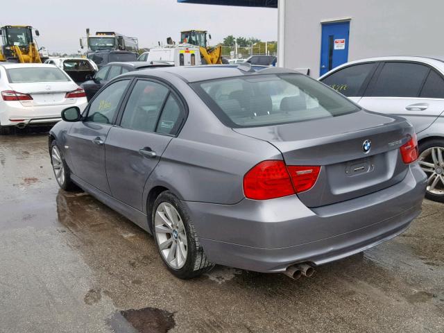 WBAPH5G52BNM81488 - 2011 BMW 328 I SULE GRAY photo 3