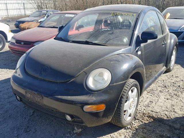 3VWCC21C4YM454590 - 2000 VOLKSWAGEN NEW BEETLE Schwarz Foto 2