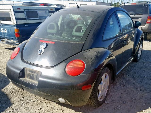 3VWCC21C4YM454590 - 2000 VOLKSWAGEN NEW BEETLE Schwarz Foto 4