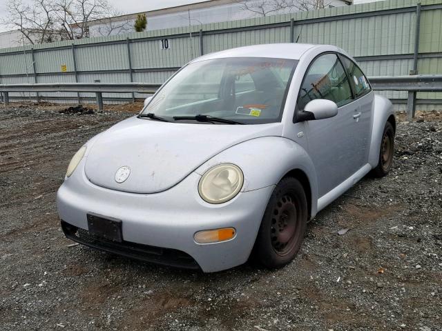 3VWCP21C22M455359 - 2002 VOLKSWAGEN NEW BEETLE ვერცხლისფერი ფოტო 2