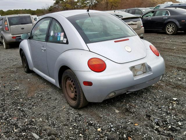 3VWCP21C22M455359 - 2002 VOLKSWAGEN NEW BEETLE ვერცხლისფერი ფოტო 3