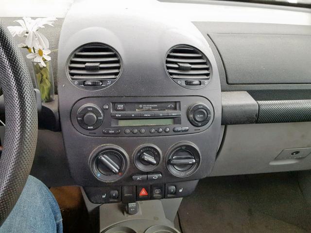 3VWCP21C22M455359 - 2002 VOLKSWAGEN NEW BEETLE ვერცხლისფერი ფოტო 9