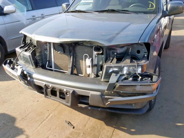 1GCESCDE6A8115812 - 2010 CHEVROLET COLORADO L GREEN photo 9