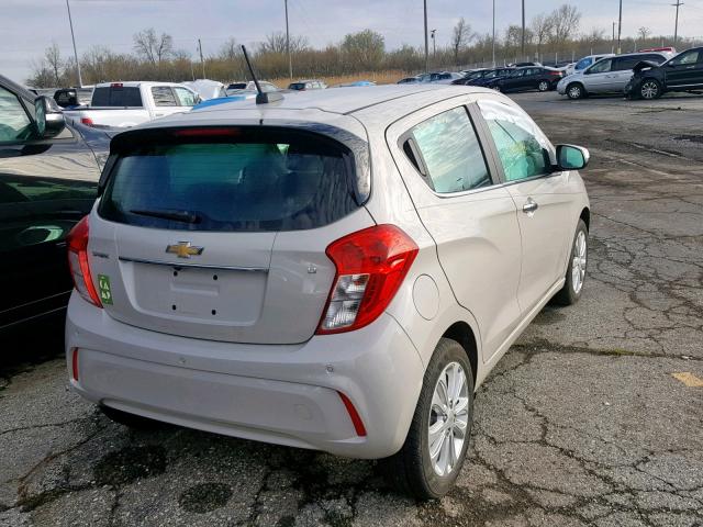 KL8CF6SA8JC432381 - 2018 CHEVROLET SPARK 2LT TAN photo 4