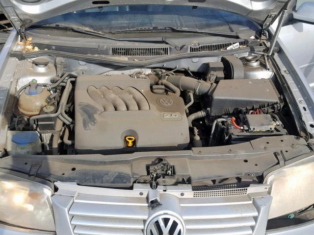 3VWSK69M12M151910 - 2002 VOLKSWAGEN JETTA GLS SILVER photo 7