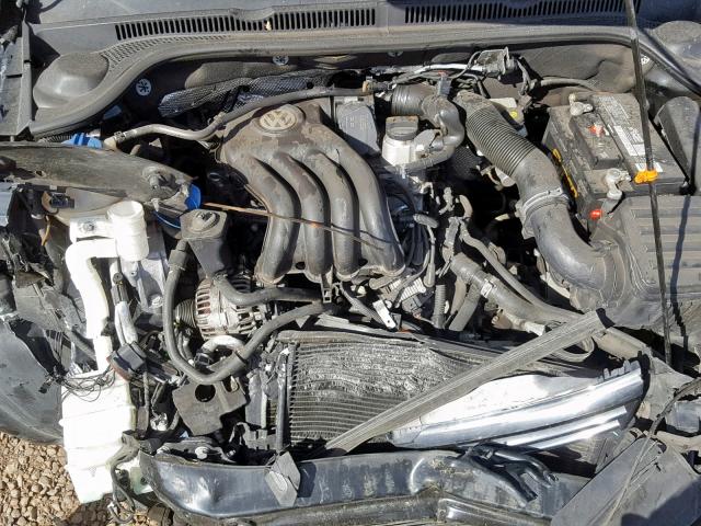 3VW1K7AJ2CM354325 - 2012 VOLKSWAGEN JETTA BASE BLACK photo 7