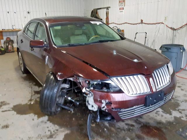 1LNHL9FT1CG800734 - 2012 LINCOLN MKS BURGUNDY photo 1