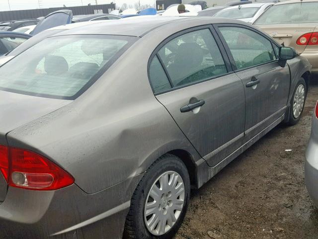 2HGFA15317H019583 - 2007 HONDA CIVIC DX GRAY photo 4