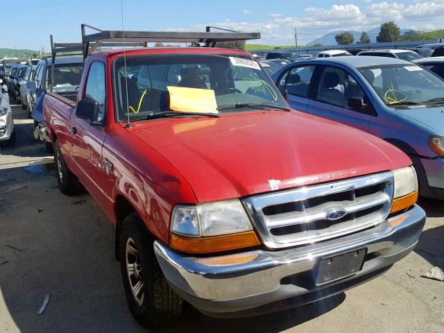 1FTYR10V1YPB06003 - 2000 FORD RANGER RED photo 1