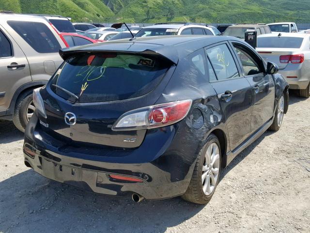 JM1BL1K6XB1377729 - 2011 MAZDA 3 S BLACK photo 4