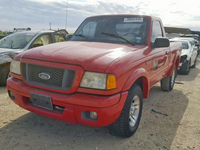 1FTYR10U45PA47290 - 2005 FORD RANGER RED photo 2