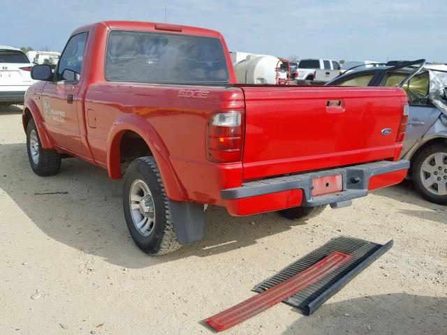 1FTYR10U45PA47290 - 2005 FORD RANGER RED photo 3