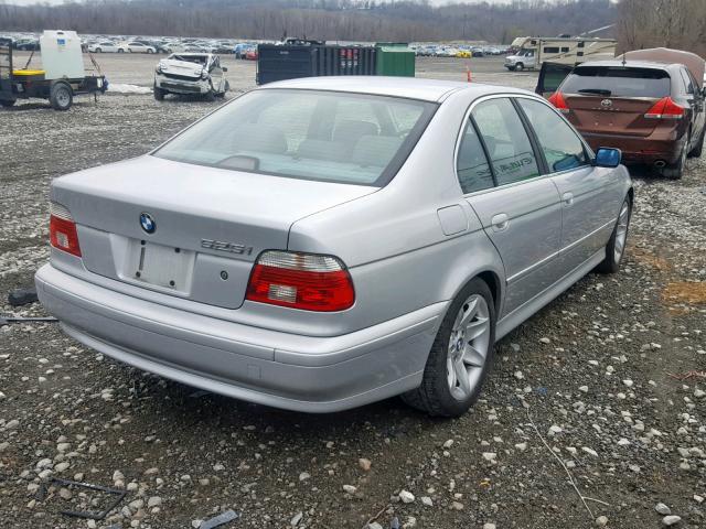 WBADT33433GF43671 - 2003 BMW 525 I SILVER photo 4