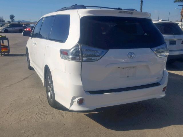 5TDXK3DC4FS608978 - 2015 TOYOTA SIENNA SPO WHITE photo 3