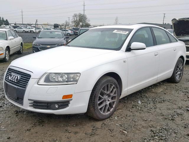 WAUDH74F27N060826 - 2007 AUDI A6 3.2 QUA WHITE photo 2